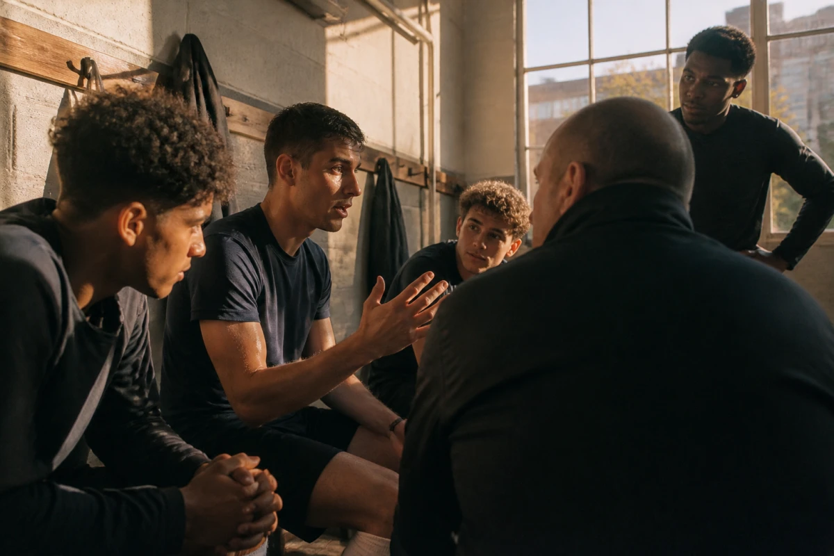 Faire le débrief d'un match avec ses joueurs
