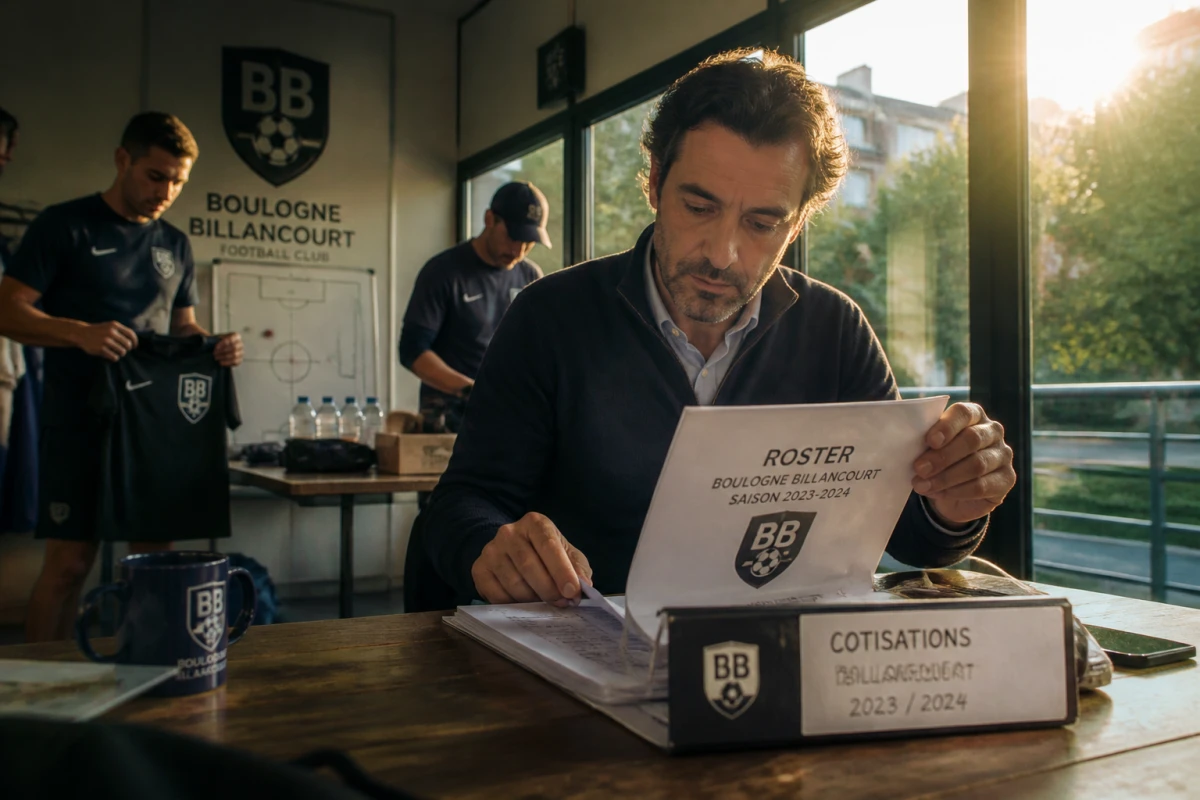 Gestion des cotisations club de foot